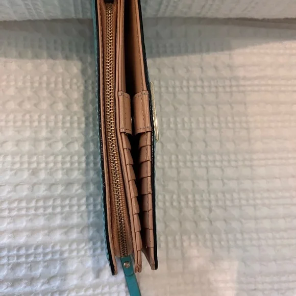 Turquoise Kate Spade Bi Fold Wallet - Picture 4 of 5